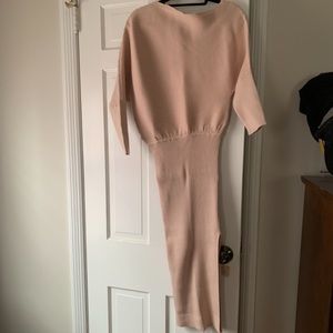 Petal & Pup Beige Sweater Dress
